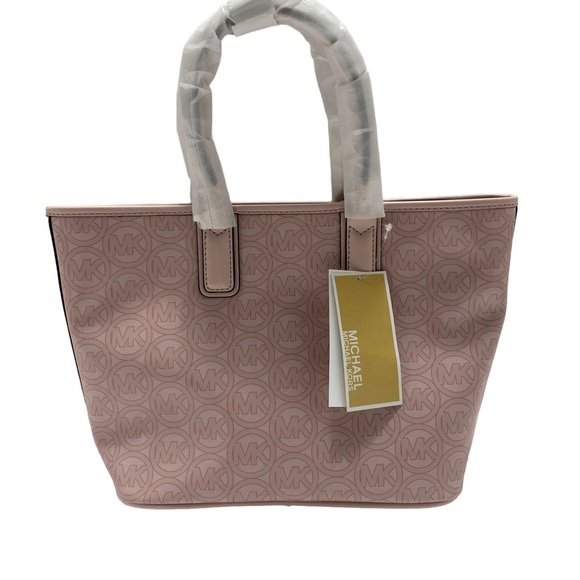 Michael Kors NWT The Jodie Pink Recycled Materials Handbag - Picture 3 of 6